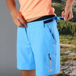 Donna CMP Pantaloncini|Pantaloni Running E Ciclismo^Bermuda Free Bike da donna con underwear in mesh