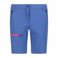 CMP Pantaloni Tecnici^Bermuda stretch cargo con tasconi laterali da bambina