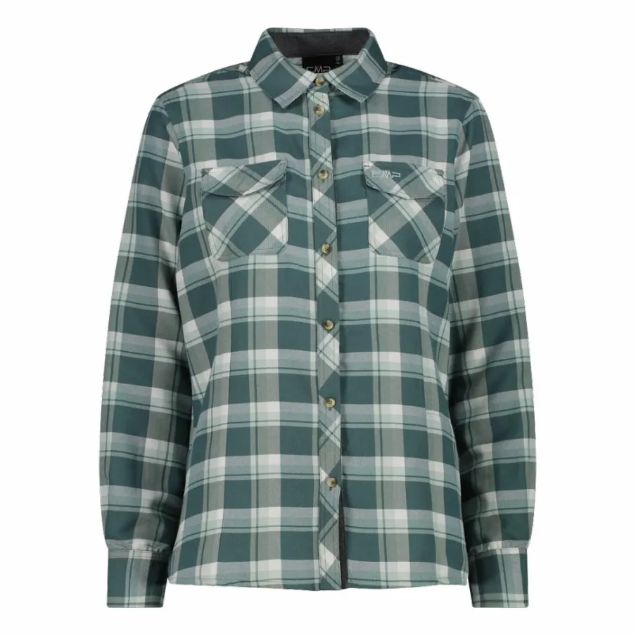 Donna CMP Camicie^Camicia a manica lunga da donna in poliestere riciclato