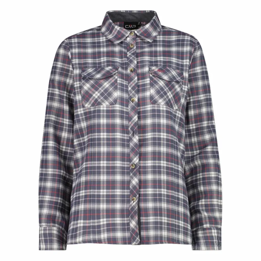 Donna CMP Camicie^Camicia a manica lunga da donna in poliestere riciclato