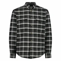 Uomo CMP Camicie^Camicia a manica lunga da uomo in poliestere riciclato