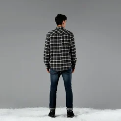 Uomo CMP Camicie^Camicia a manica lunga da uomo in poliestere riciclato