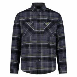 Uomo CMP Camicie^Camicia a manica lunga da uomo in poliestere riciclato