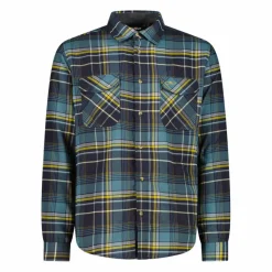 Uomo CMP Camicie^Camicia a manica lunga da uomo in poliestere riciclato