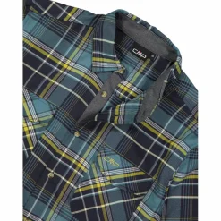 Uomo CMP Camicie^Camicia a manica lunga da uomo in poliestere riciclato