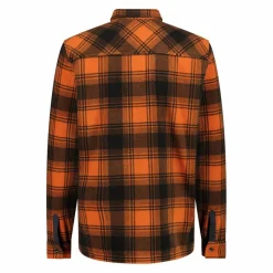 Uomo CMP Camicie^Camicia a manica lunga in pile stampato da uomo