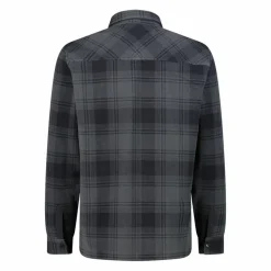 Uomo CMP Camicie^Camicia a manica lunga in pile stampato da uomo