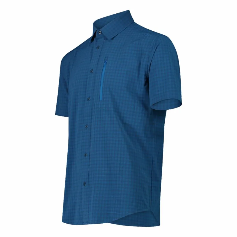 Uomo CMP Camicie^Camicia a maniche corte con taschino da Uomo