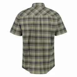 Uomo CMP Camicie^Camicia a maniche corte con fantasia Check da Uomo