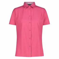 Donna CMP Camicie^Camicia da donna a maniche corte in misto cotone