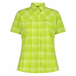 Donna CMP Camicie^Camicia da donna a maniche corte con fantasia a quadri
