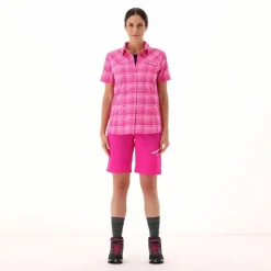 Donna CMP Camicie^Camicia da donna a maniche corte con fantasia a quadri