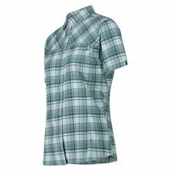 Donna CMP Camicie^Camicia da donna a maniche corte con fantasia a quadri