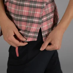 Donna CMP Camicie^Camicia da donna a maniche corte con fantasia a quadri