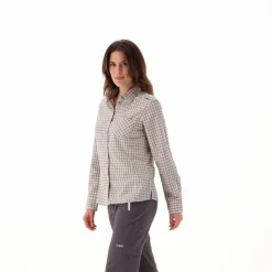 Donna CMP Camicie^Camicia fantasia check maniche lunghe da donna