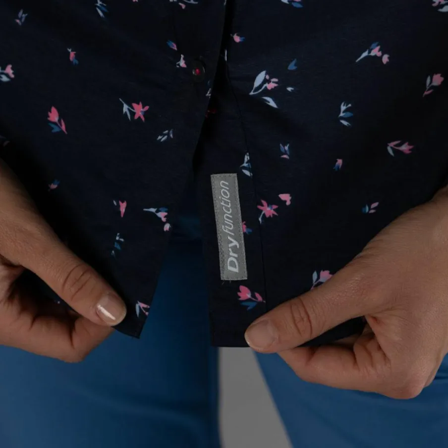 Donna CMP Camicie^Camicia fantasia floreale maniche lunghe da donna