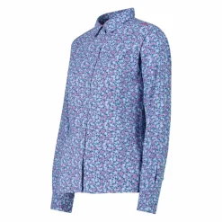 Donna CMP Camicie^Camicia fantasia geometrica maniche lunghe da donna