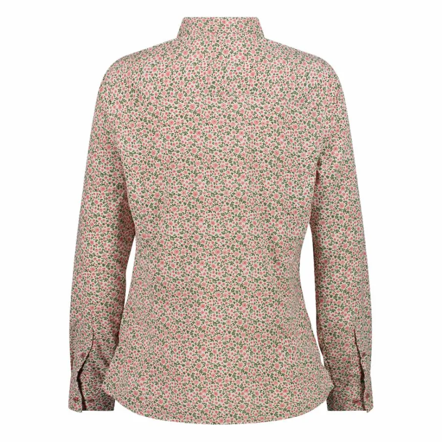 Donna CMP Camicie^Camicia fantasia geometrica maniche lunghe da donna