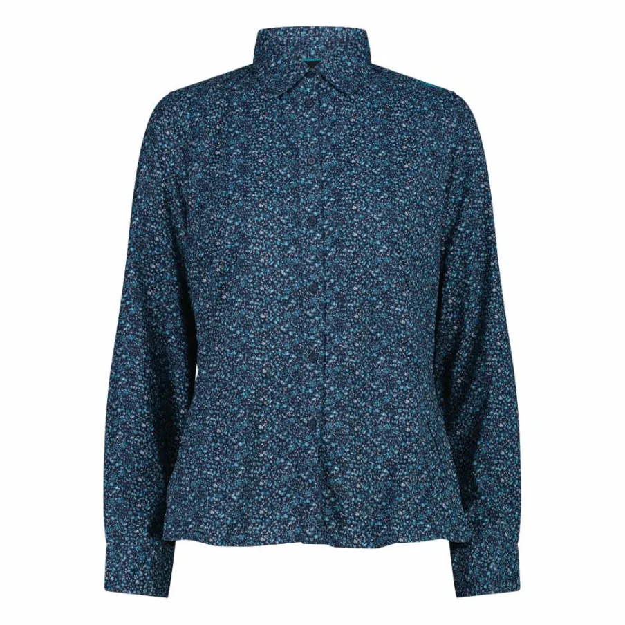 Donna CMP Camicie^Camicia fantasia geometrica maniche lunghe da donna