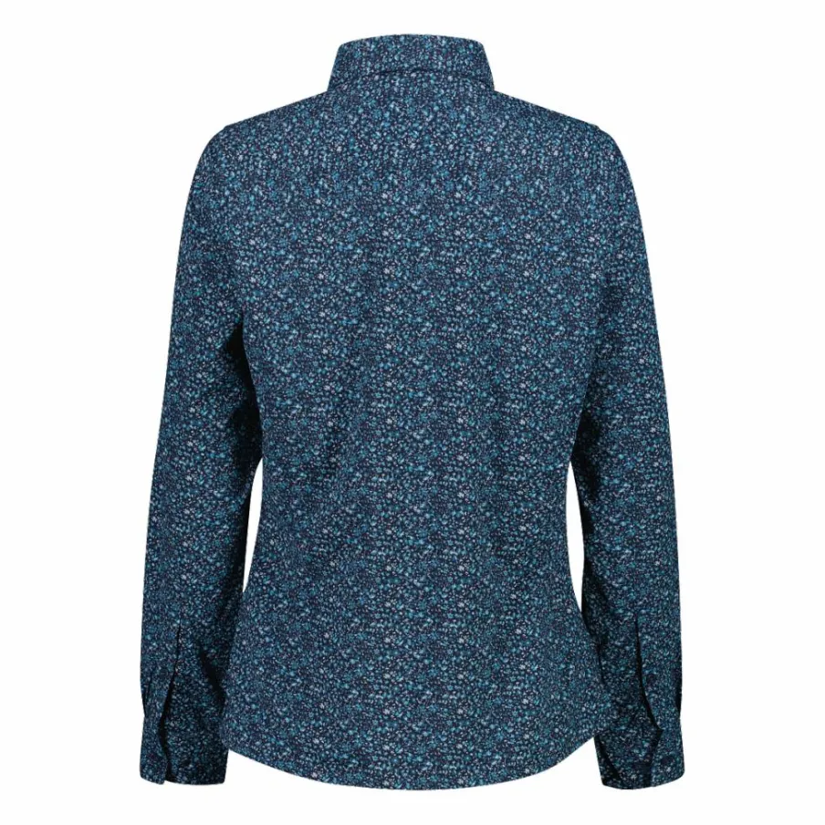 Donna CMP Camicie^Camicia fantasia geometrica maniche lunghe da donna