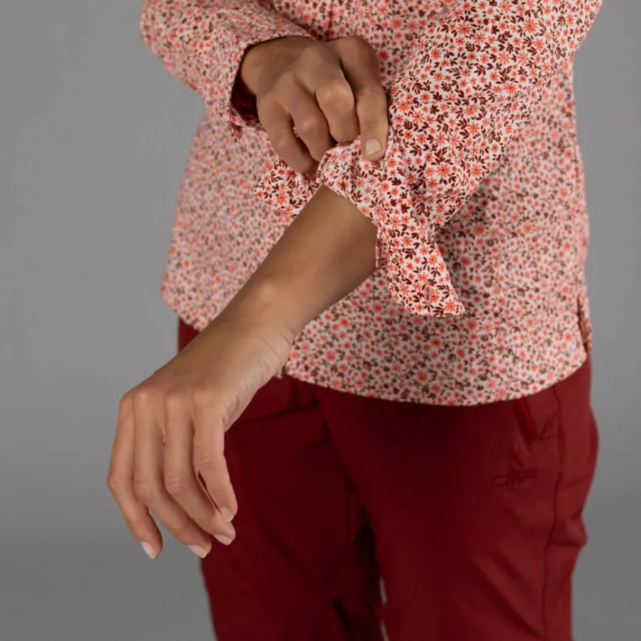 Donna CMP Camicie^Camicia fantasia geometrica maniche lunghe da donna