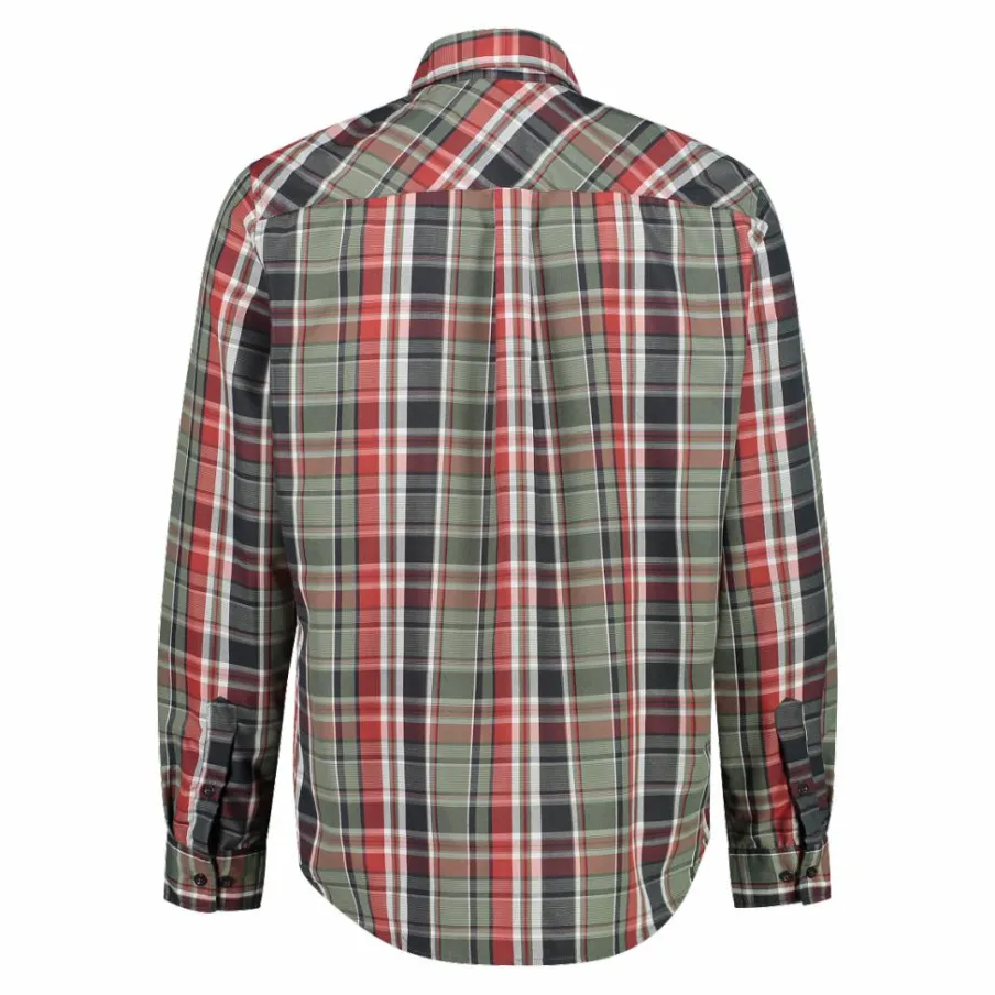 Uomo CMP Camicie^Camicia maniche lunghe check da uomo