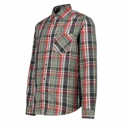 Uomo CMP Camicie^Camicia maniche lunghe check da uomo