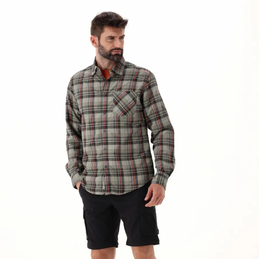 Uomo CMP Camicie^Camicia maniche lunghe check da uomo