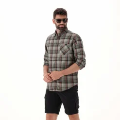 Uomo CMP Camicie^Camicia maniche lunghe check da uomo