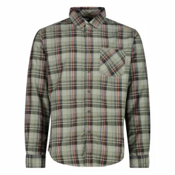 Uomo CMP Camicie^Camicia maniche lunghe check da uomo