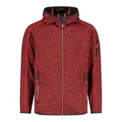 Bambino CMP Pile E Felpe^Felpa con cappuccio bambino in pile knit tech