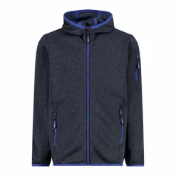 Bambino CMP Pile E Felpe^Felpa con cappuccio bambino in pile knit tech