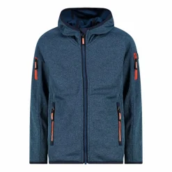 Bambino CMP Pile E Felpe^Felpa con cappuccio bambino in pile knit tech