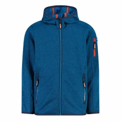 Bambino CMP Pile E Felpe^Felpa con cappuccio bambino in pile knit tech