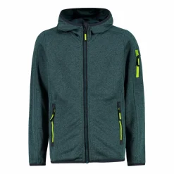 Bambino CMP Pile E Felpe^Felpa con cappuccio bambino in pile knit tech