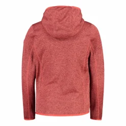 CMP Pile E Felpe^Felpa con cappuccio bambina in pile knit tech