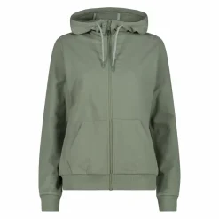 Donna CMP Maglioni E Felpe^Felpa con zip da donna in cotone elasticizzato con cappuccio