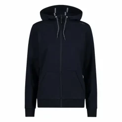 Donna CMP Maglioni E Felpe^Felpa con zip da donna in cotone elasticizzato con cappuccio