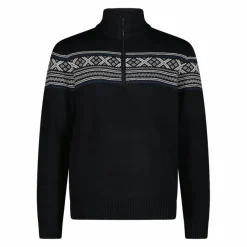 Uomo CMP Maglioni E Felpe^Felpa da uomo a mezza zip in Wooltech