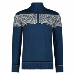 Uomo CMP Maglioni E Felpe^Felpa da uomo a mezza zip in Wooltech