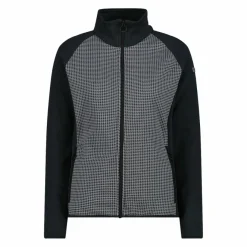Donna CMP Pile^Felpa in pile da Donna in Stretch Performance stampata con Dettagli Melange