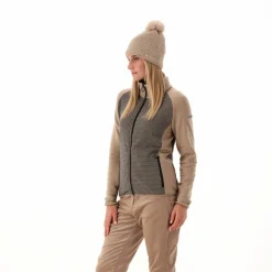 Donna CMP Pile^Felpa in pile da Donna in Stretch Performance stampata con Dettagli Melange