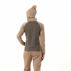 Donna CMP Pile^Felpa in pile da Donna in Stretch Performance stampata con Dettagli Melange