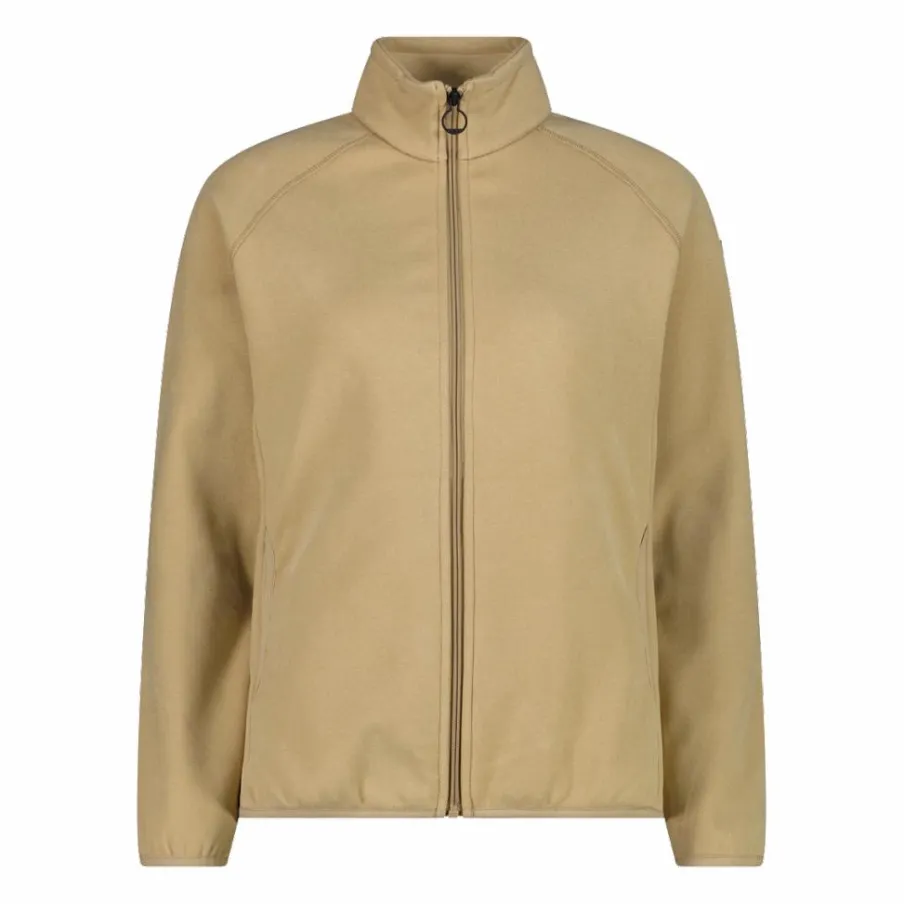 Donna CMP Pile^Felpa in pile da donna in knit tech melange con stampa floreale