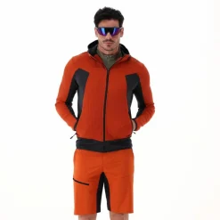 Uomo CMP Pile^Felpa Unlimitech Grid Tech stretch con cappuccio da Uomo