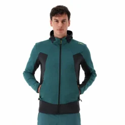 Uomo CMP Pile^Felpa Unlimitech Grid Tech stretch con cappuccio da Uomo