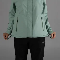 Donna CMP Gusci E Giacche Impermeabili^Giacca antipioggia da donna con cappuccio staccabile