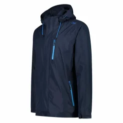 Uomo CMP Gusci E Giacche Impermeabili^Giacca antipioggia da uomo con cappuccio staccabile