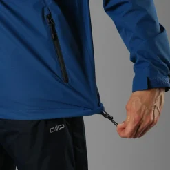 Uomo CMP Gusci E Giacche Impermeabili^Giacca antipioggia da uomo con cappuccio staccabile