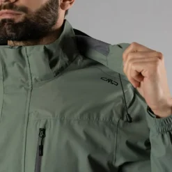 Uomo CMP Gusci E Giacche Impermeabili^Giacca antipioggia da uomo con cappuccio staccabile